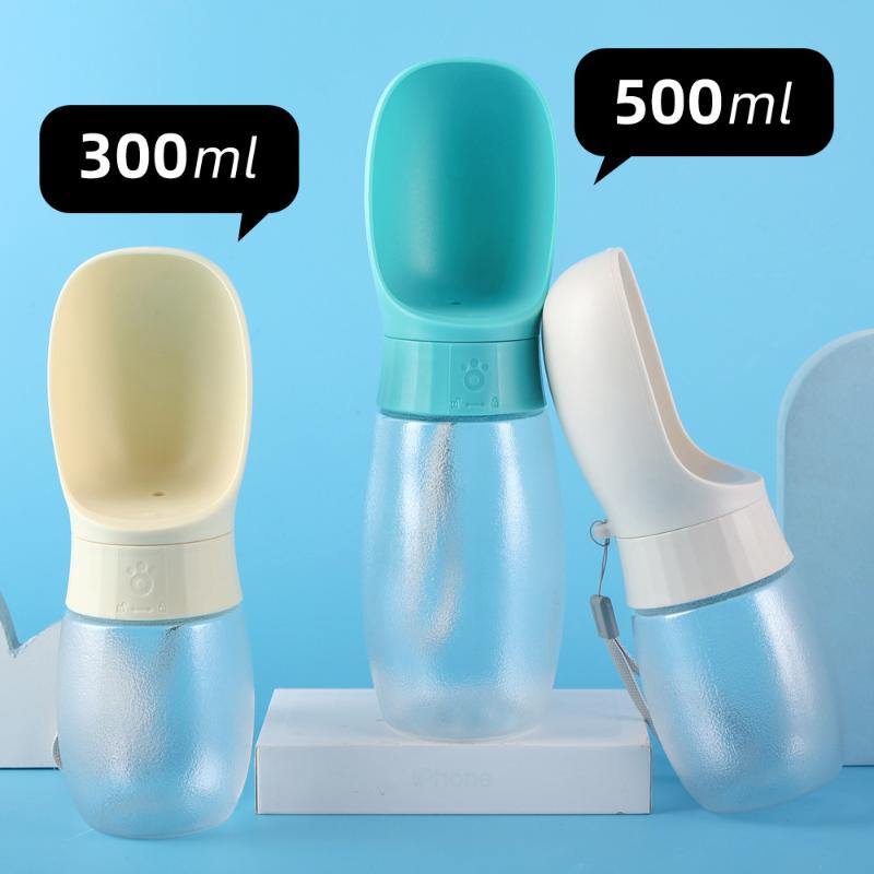 Portable Dog Water Bottle Leak Proof Non-Spill 100ml Pet Drinking Cup for Small Medium Dogs Outdoor Hiking Travel