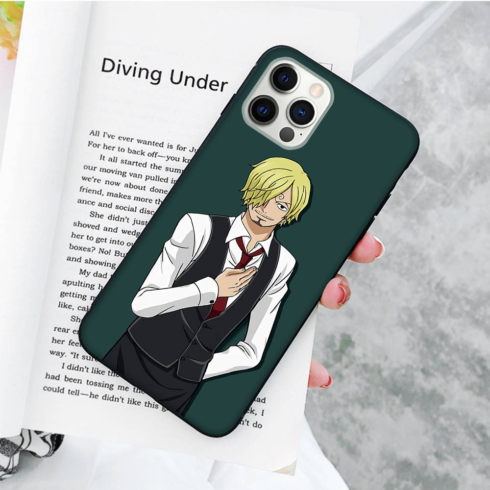 JW67 Robin Zoro Black Soft Case for iPhone 16 15 Plus 14 13 Pro 8 SE XR XS Max P30 Nova 5T Y5P Y6 Y7 Y8P Y9 Realme C30 C33 C31 VIVO Y36 V27