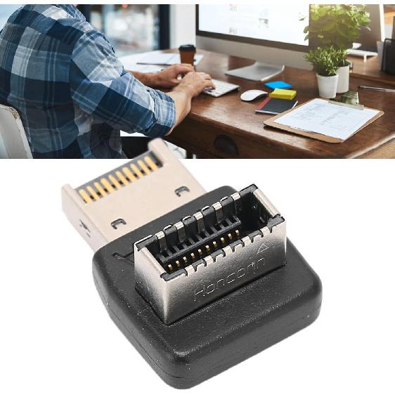 USB3.1 Type E Adapter Computer Motherboard USB3.1 TYPEE Adapter 90 Degree Steering Elbow USB 3.1 Type E Adapter 90 Degree Steering Elbow Vertical USB