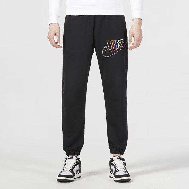 Nike Pantaloni de trening tricotati pentru barbati, negri, DX0800-010