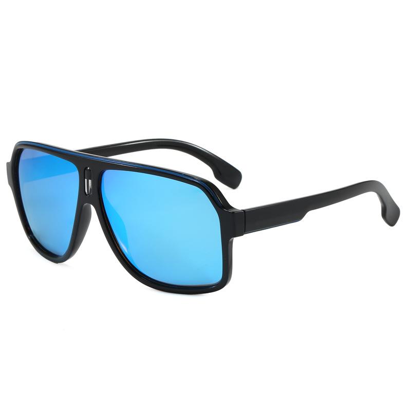 Large frame outdoor mountaineering cycling sports sunglasses men's and women's same retro fishing glasses