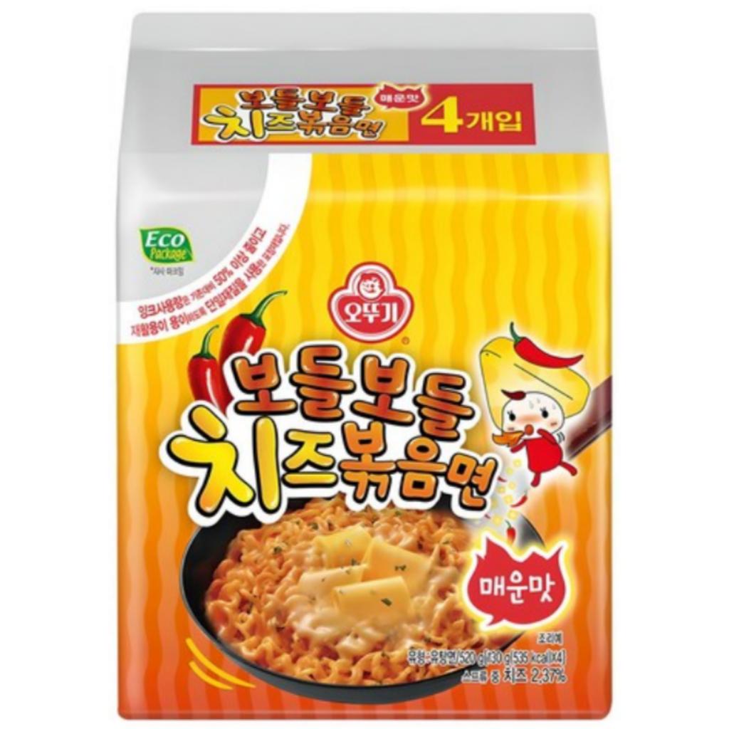 

[Ottogi] Stir-Fri Cheese Ramen Spicy 4pcs
