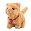 Interactive Plush Cat Toy with Walking and Meowing Realistic Stuffed Animal for Kids Perfect Gifts for Boys and Girls