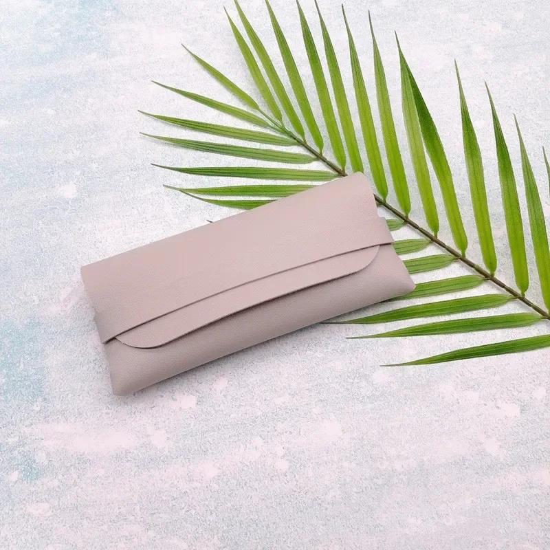 

KLASSNUM Sunglasses Box Portable Glasses Bag Fashion Accessories Reading Eyeglasses Holder Eye Contact Case Protective Cover сірий