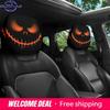 Car Headrest Covers Funny Cartoon Headrest Cover Car Seat Head Rest Protector Auto Front Seat Rest Halloween Decoration