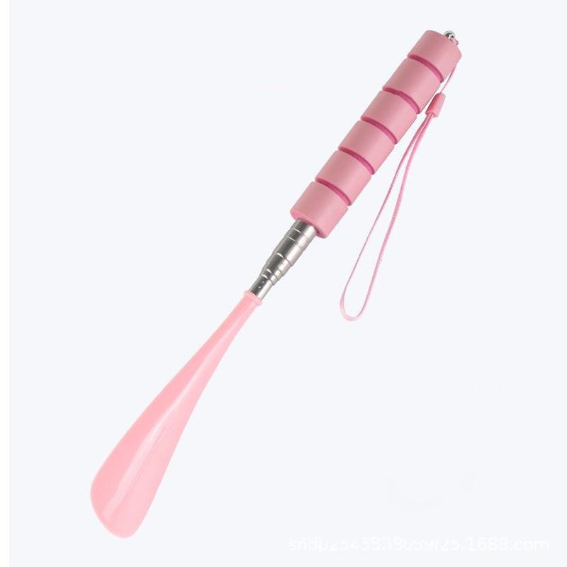 Stretchable Long Metal Shoehorn 30cm-71cm Shoe Horn for Pregnant Women Elderly People Household Shoe Spoon Shoe Spatula