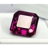 Natural Rhodolite Garnet Asscher Cut 11-13 Ct Stunning Certified Loose Gemstone