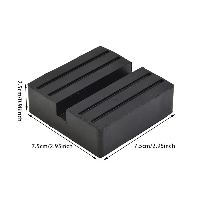 Car Lift Jack Stand Rubber Pads Frame Protector Floor Slotted Slotted Pinch Weld Side Lifting Disk Car Jack Rubber Pad