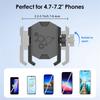 Cell Phone Mount 360° Rotation Car Phone Mount Strong Suction Cell Phone Holder Adjustable For Dashboard Windshield Vent