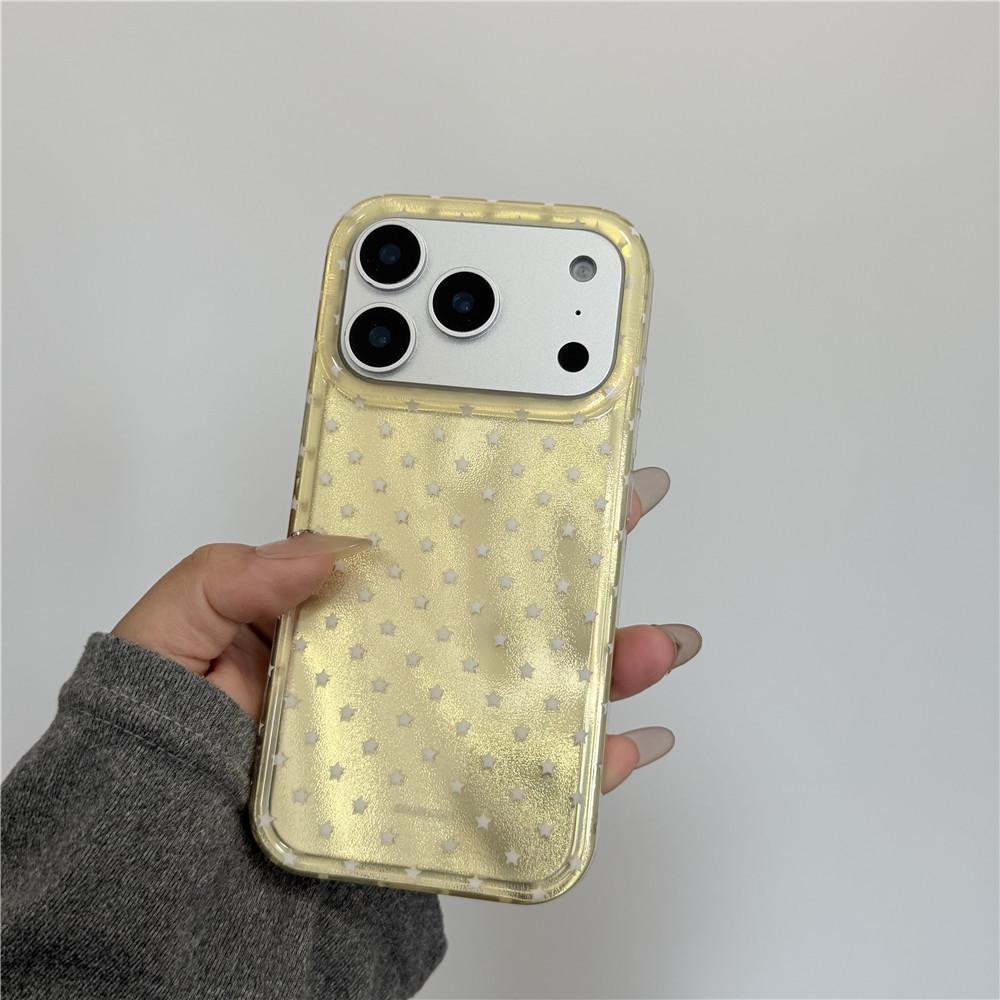 

Dopamine Star iPhone 17 Pro Case: Drop-Proof, Korean Style for Women, compatible with 16 Pro Max, 15, 14, 13. 15 Pro Max