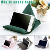 Coussin Triangle en Velours Support de Téléphone Support de Téléphone Durable Antidérapant pour la Plupart des Smartphones