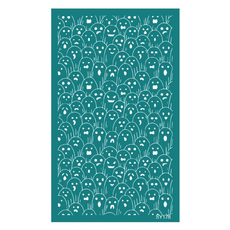 Halloween Themed Silkscreen Print Stencils for Clay Earrings Jewelry Making, Printing on Clay, Fabric