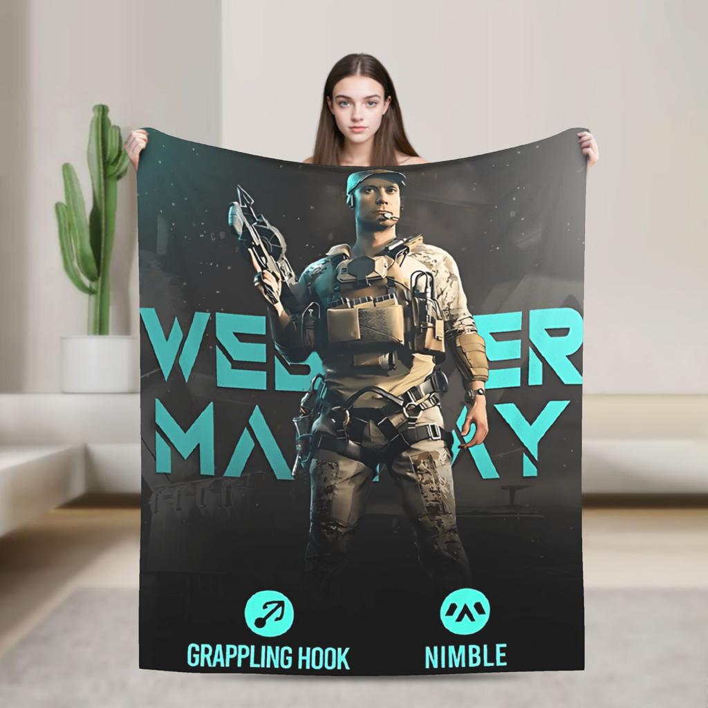 Battlefield 2042 Game Flannel Blanket  Soft Durable Throw Blanket for Home Decor Travel Funny Bedspread Sofa Bed Cover