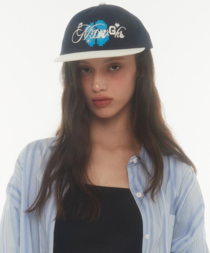 MIDNIGHT MOVE Pixel Cap (Navy)