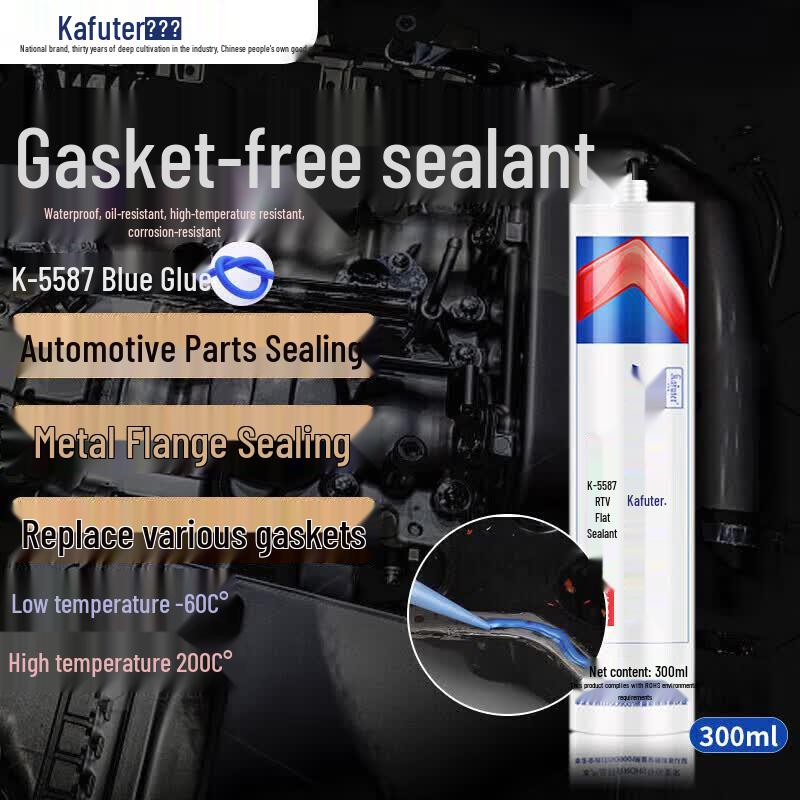 Kafuter K-5587 Blue Silicone Gasket Maker Sealant - 300ml