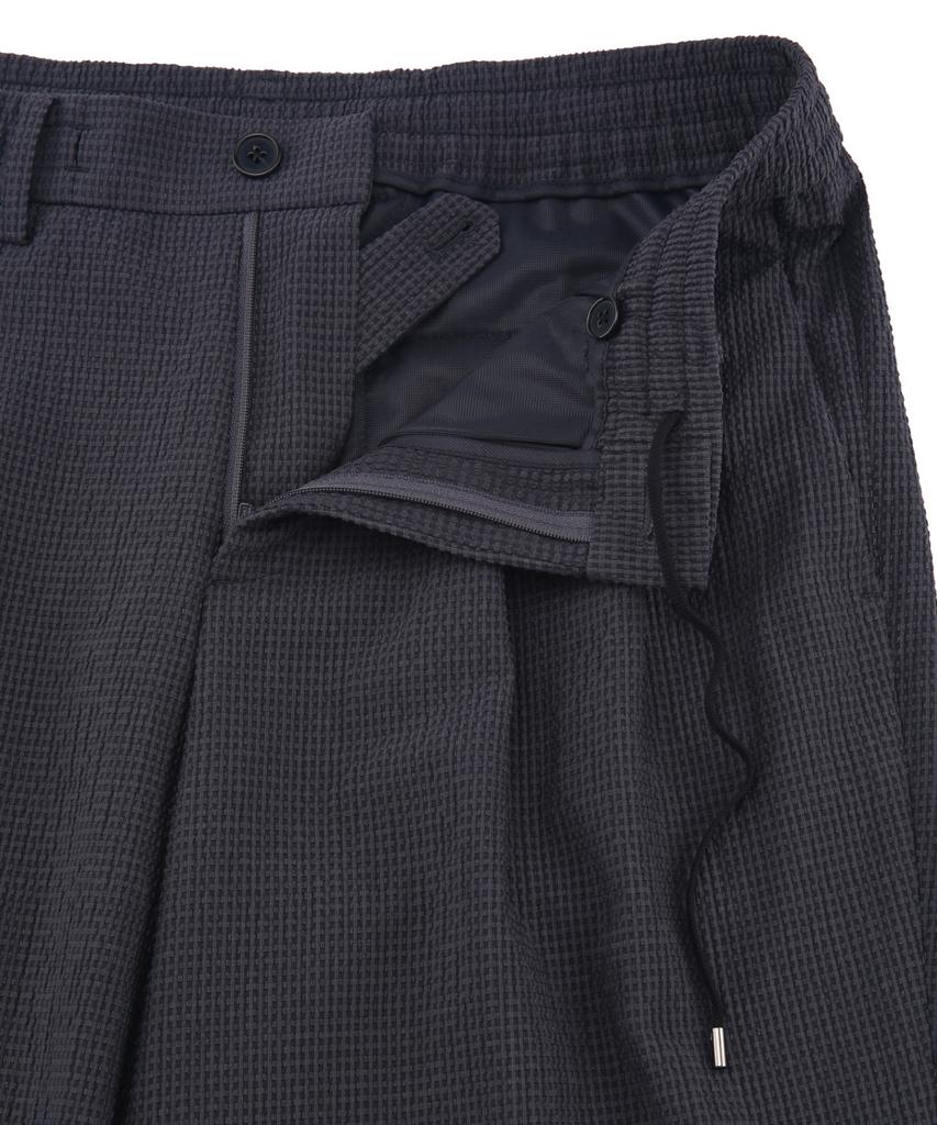 Jilseutyueoteunyuyogmaen Summer Texture String Setup Pants - Dark Gray (Jnpa6B386G3)