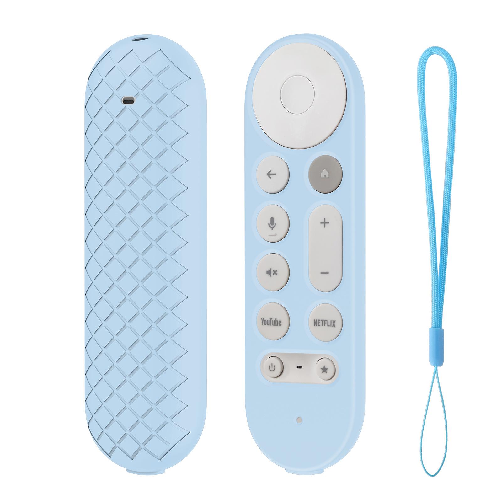 

Silicone Remote Controller Cover Anti-scratch Remote Protective Case for Google TV Streamer 4K 2026 Voice Remote Control