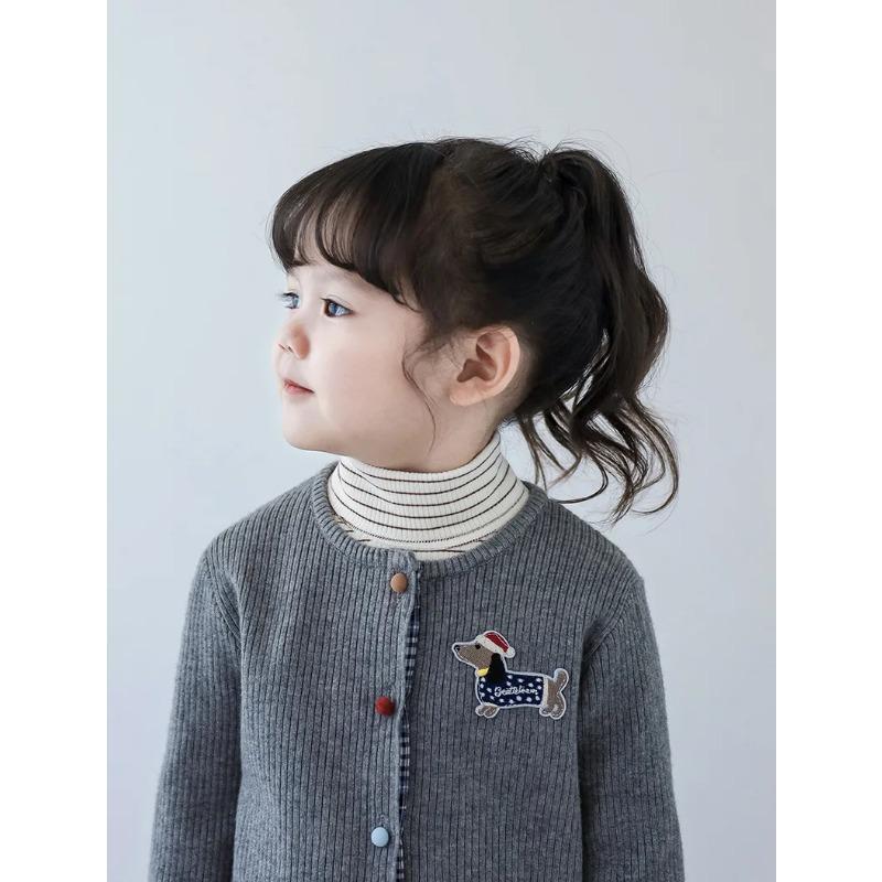 Toddler's Convertible Collar Neck Warmer Autumn Soft Cotton Windproof Fleece Lined Scarf INS Sporty Fashion Unisex Baby Scarf