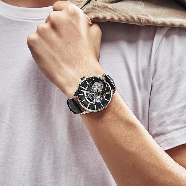 AILANG Hohle mechanische Uhr Herrenuhr Neue vollautomatische Trend-Herrenuhr