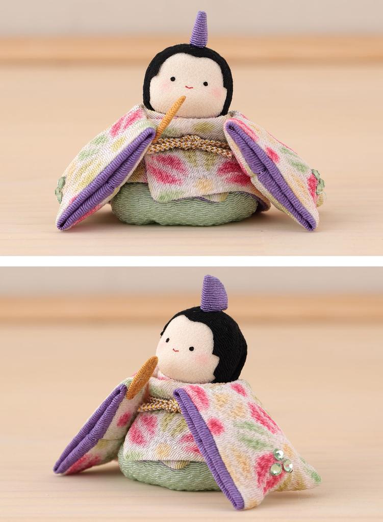 Muñeca Hina compacta Muñeca Hina Decoración escalonada Hina Decoración Ryukodo Pedido especial Poteri Hina Juego de soporte de decoración de madera con diamantes de imitación