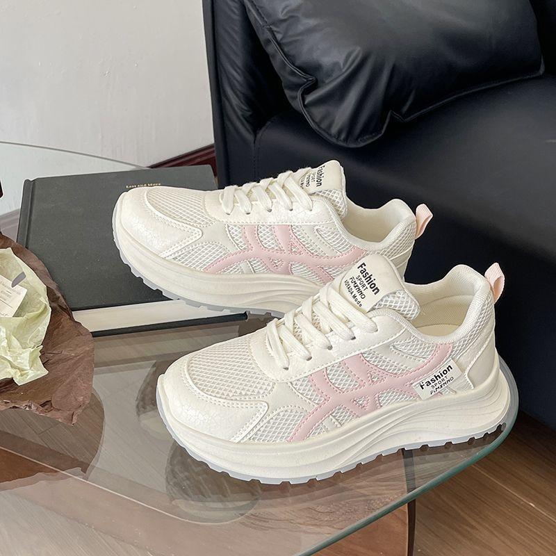 Xiaoxiangfeng ultra-light sports shoes summer new muffin show high dad shoes super soft fashion Forrest Gump shoes