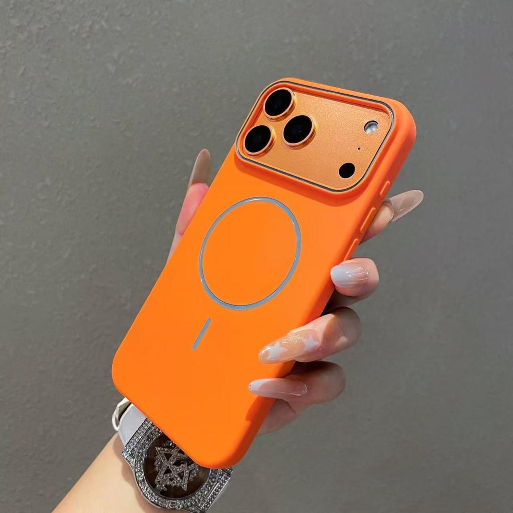 Frosted Skin Feel Magnetic Phone Case for iPhone 16 Pro - Slim, Drop-Proof, Anti-Slip & TPU Protective with Strong Magnet