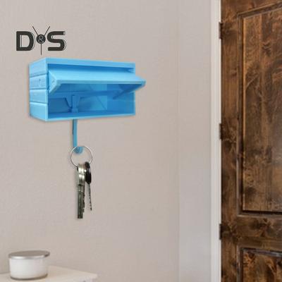 Nástěnný držák na klíče Snadná instalace Zábavná 3D tištěná garáž pro auto s otevíracími dveřmi Vstupní věšák na klíče