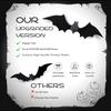 Bats Halloween Wall Decor - 81 Pcs Reble 3D PVC Decorative Wall Bats with Double-Sided Adhesive