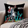 Game UUndertaleS Cushion Cover Pillowcase Antidustmite Invisible Zipper Short Plush Sofa Cushion