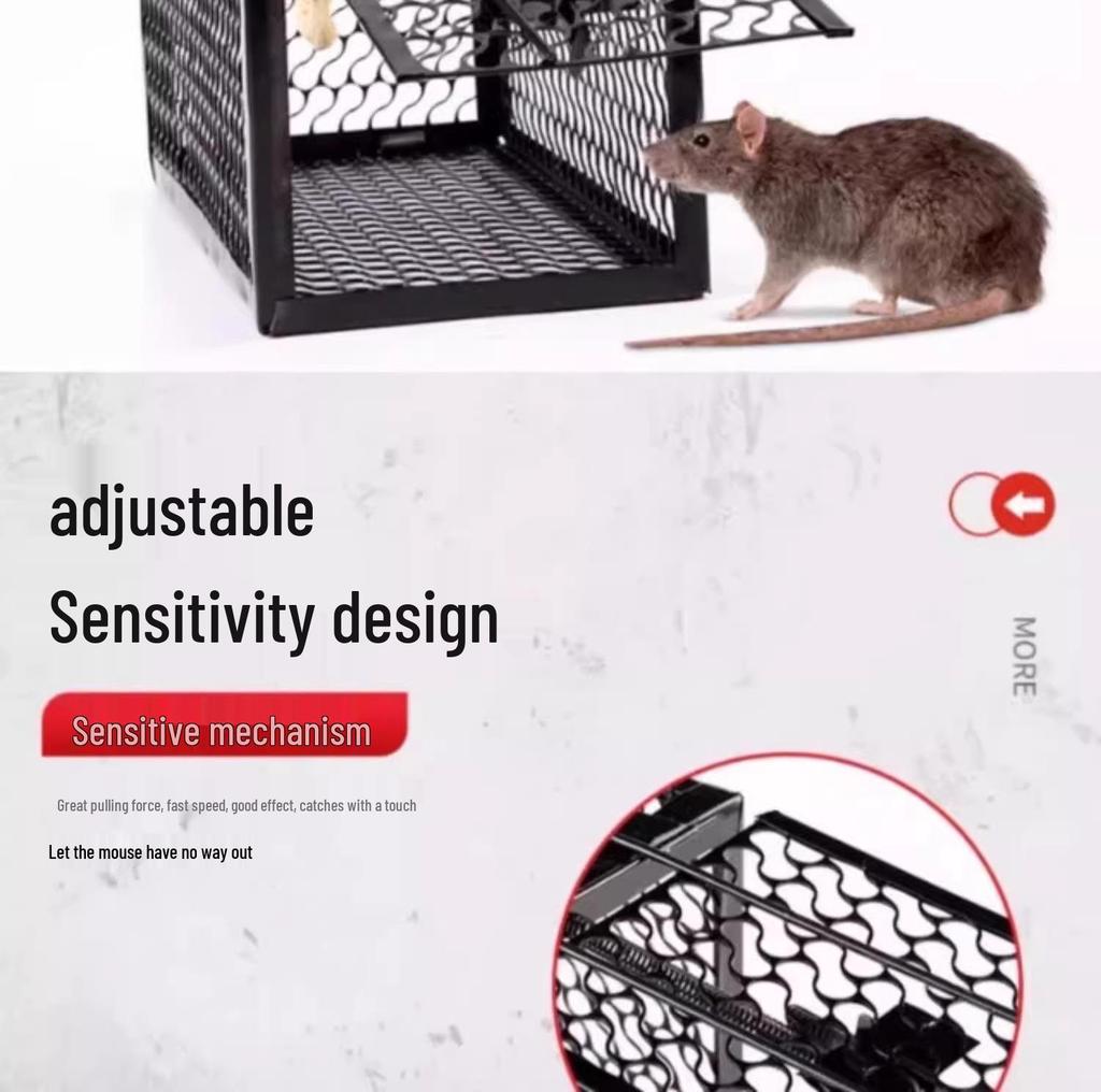 Fully Automatic Mouse Trap Cage | Rat Killer Clip & Glue Board Combo