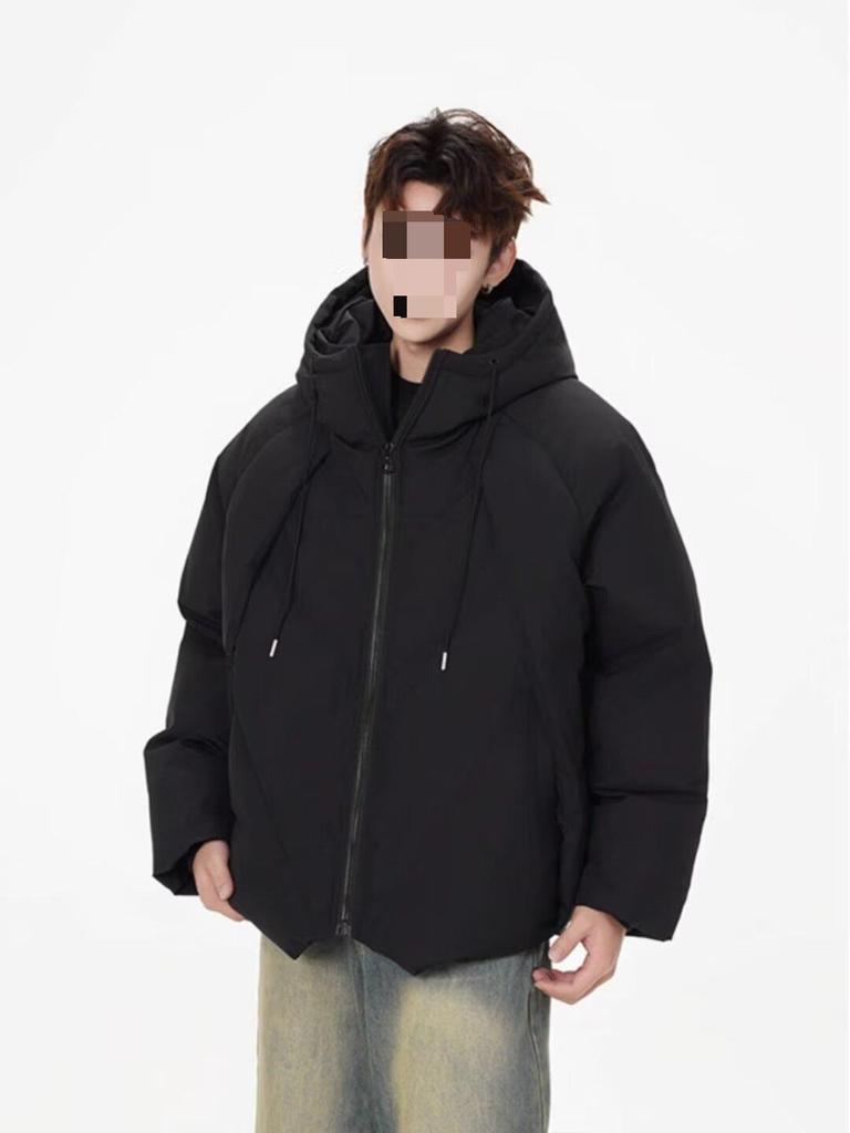 Unisex Trendy Deconstructed Winter Cotton Hooded Jacket
