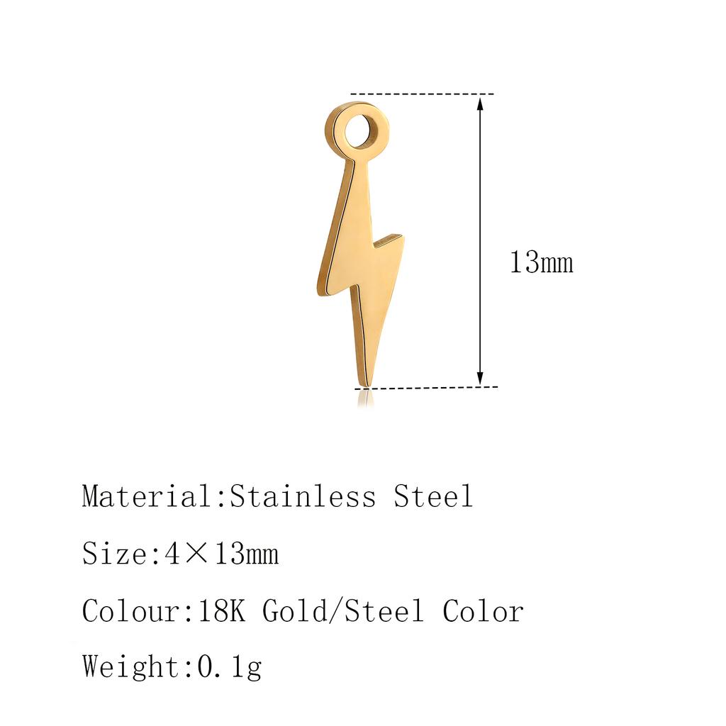 5PCS Mini Star Moon Charms For Making Necklace Bracelet Pendants Findings stainless steel Flower Love Charm DIY Handmade Jewelry