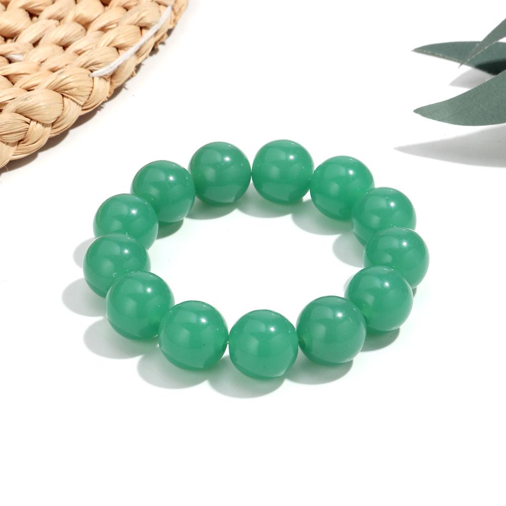 

Colorful Handmade Acrylic Big Beaded Bracelet for Women Simple Stack Round Strechy Bracelets Statement Jewelry Accessories Gift