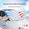 Car Windshield Snow and Sun Protection Cover - Thickened Heat-Insulating Shield for Winter