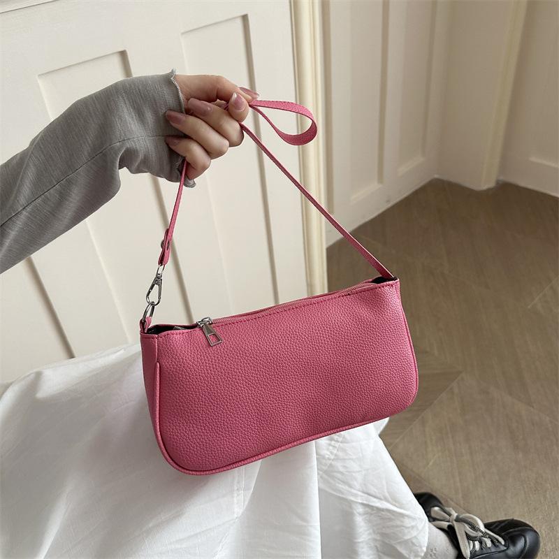 Women Fashion Casual Small Crossbody Bag Versatile Single Shoulder Underarm Square Bag