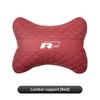 Car Seat Head Support Cushion Lumbar Pillow Interior Accessories For VW GTI Polo Golf Passat Tiguan Arteon CC Taigo T-ROC HubCap