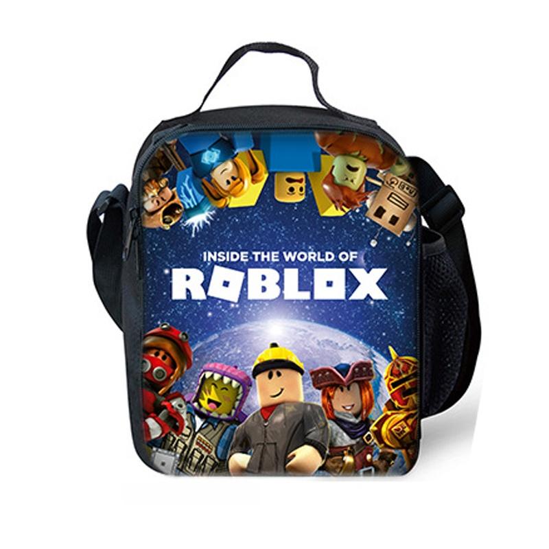 Plecak Roblox o dużej pojemności i z płynnie działającymi podwójnymi zamkami błyskawicznymi do szkoły i podróży