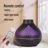Diffusore di Oli Essenziali per Aromaterapia 400ml Grana Legno Telecomando Umidificatore d'Aria Ultrasuoni Freddo Con Luce LED a 7 Colori