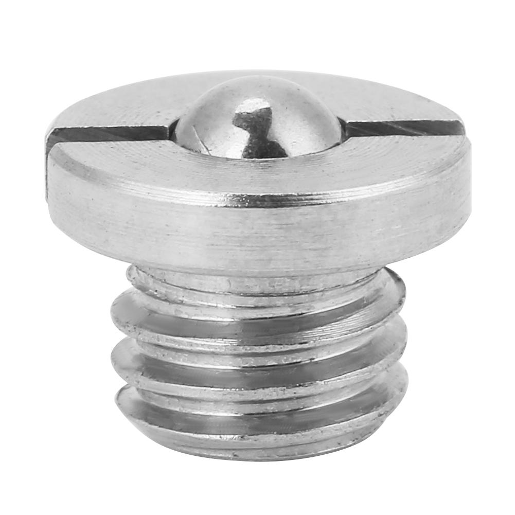 5pcs Screw Threaded Stainless Steel Flanged Ball Spring Plungers Set (M5*5)