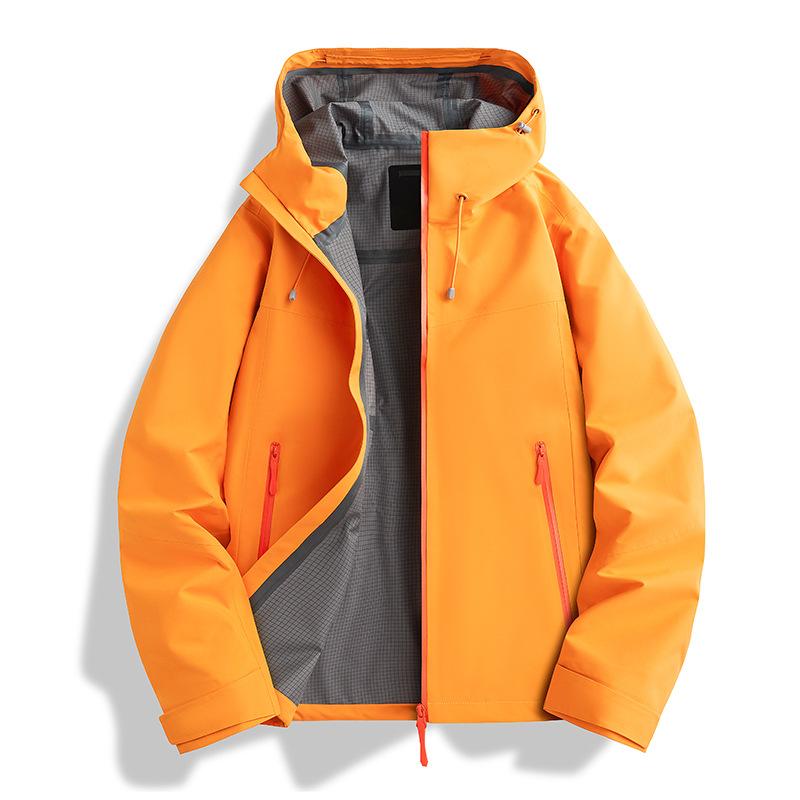 Jacket Men's and Women's Hard Shell Single-layer Spring and Autumn Windproof Outdoor Mountaineering Suit