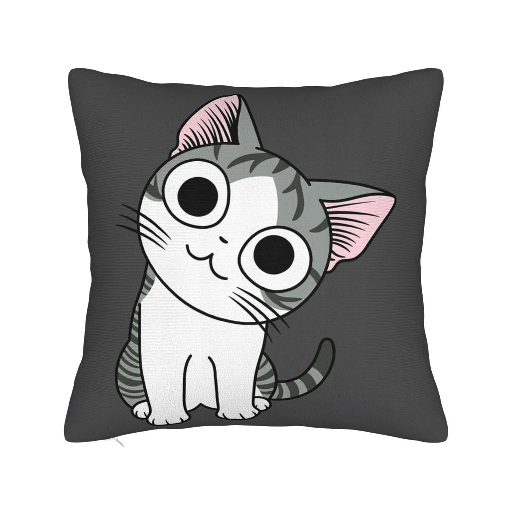 C-Chis S-Sweet H-Home Cat Pillow Cover Comfy Cushion Cover Morden Pillow Case For Sofa Couch Bed Living Room