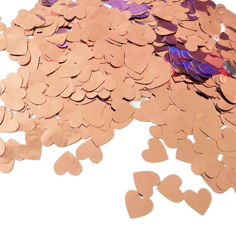 Heart-Shaped Sequin Confetti for Valentine's, Mother's Day, and Weddings