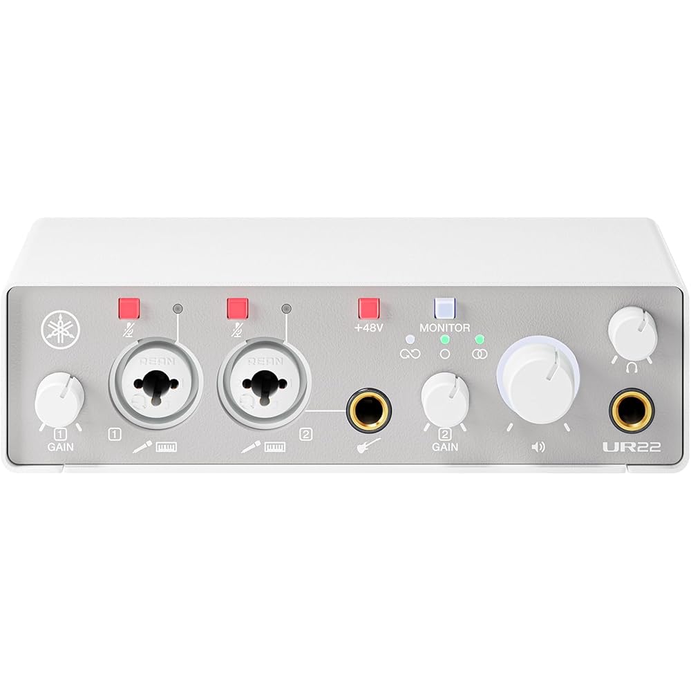 Yamaha YAMAHA USB2.0 audio interface 24bit/192kHz 2 in/2 out music production recording distribut...