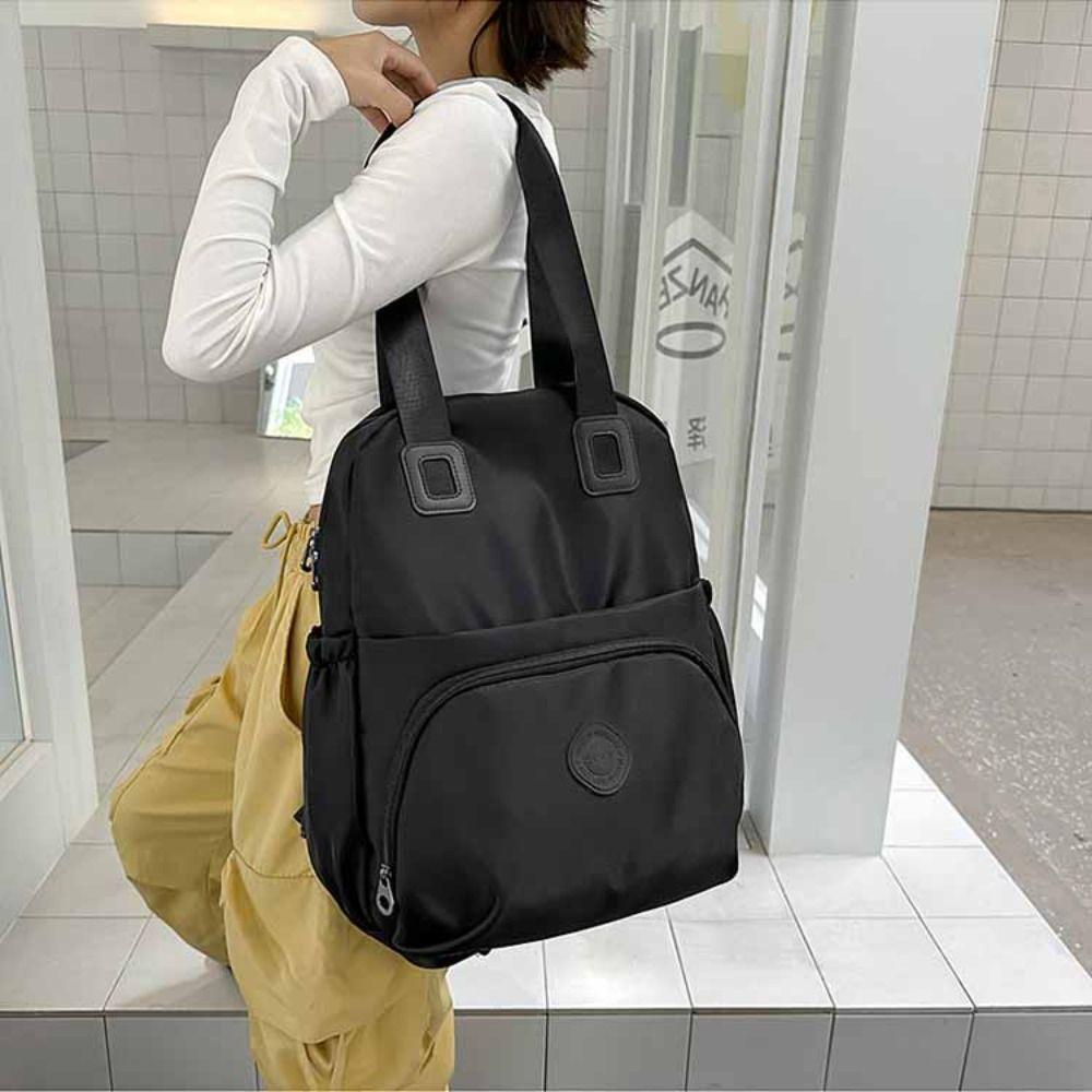Reise-Schultertasche im koreanischen Stil, einfarbig, Fitnesstasche, süßer Sport-Nylon-Rucksack, Reisen