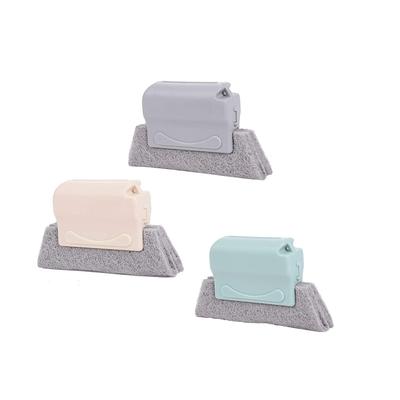2 In 1 Groove Cleaning Tool Window Frame Door Groove Cleaning Brush Sliding Door Track Cleaning Tools Hand-held Crevice Cleaner