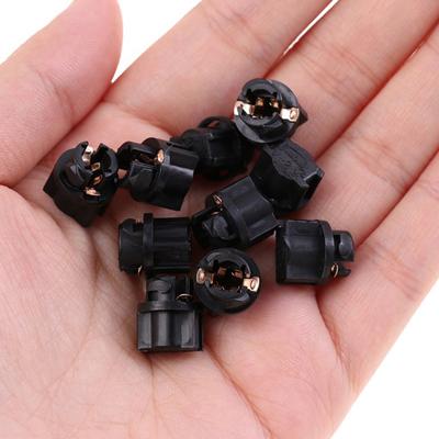 5 pezzi di lampada di segnalazione T5 LED Twist Socket pannello strumenti Cluster Socket supporto lampada Base T5 Socket Car Bulbs Base