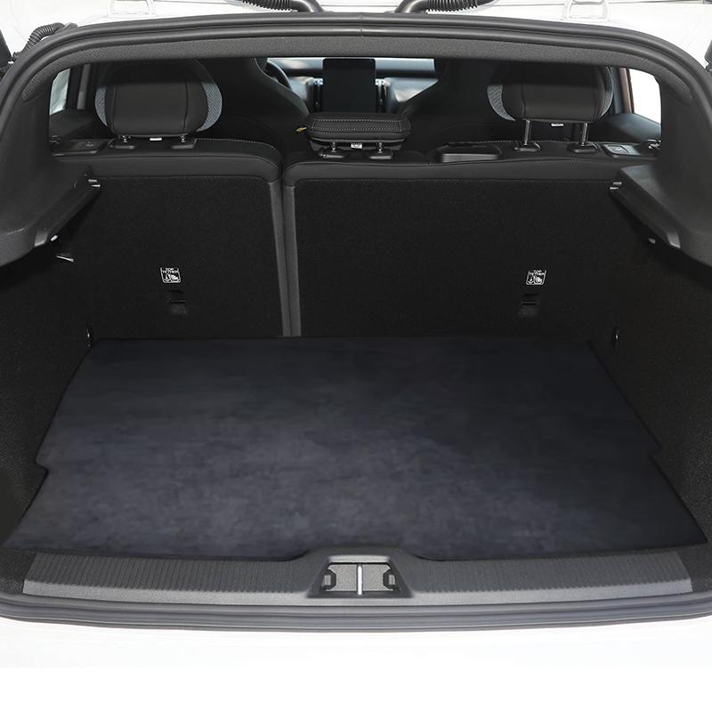 For Volvo EX30  2024 2025 Decal Flannel Suede Rear Trunk Pad Accessories Anti-dirty Cargo Liner Mat Cover