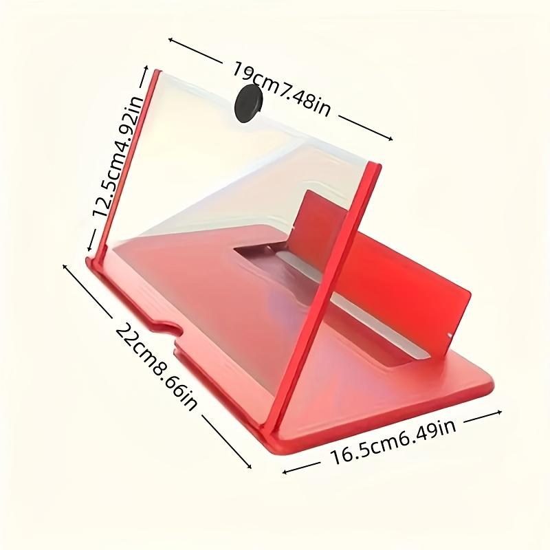 12 Inch Multi Functional HD Mobile Phone Screen Video Magnifier Screen Amplifier for Phone Holder Enlarged Screen Phone Stand