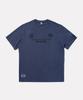 Garment-Dyed Graphic Short Sleeve T-Shirt - Dusty Navy