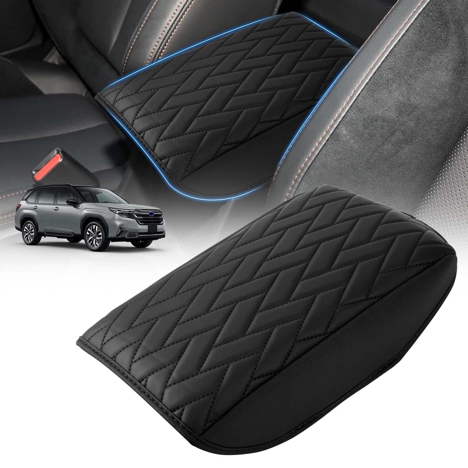 

Mozan Armrest for Subaru Forester SL Series Parallelogram Console Box Protection Elbow Custom Dirt Easy Manufacturer Direct Cover/Cushion